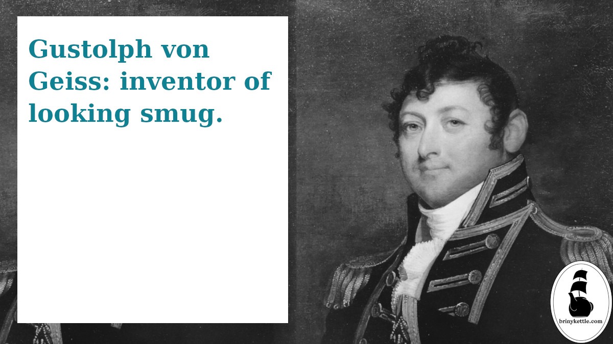 Poop deck: Smug mug